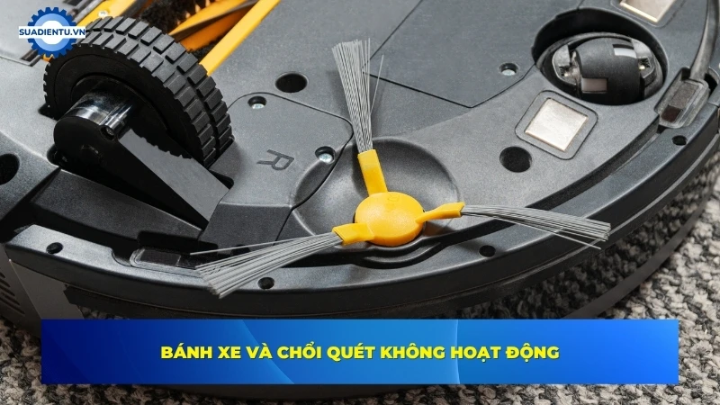 Sửa lỗi robot hút bụi Xiaomi khi bánh xe và chổi quét không hoạt động