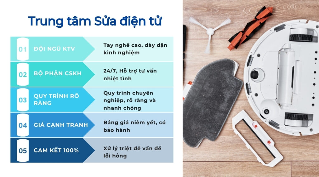 chuyên sửa robot hút bụi