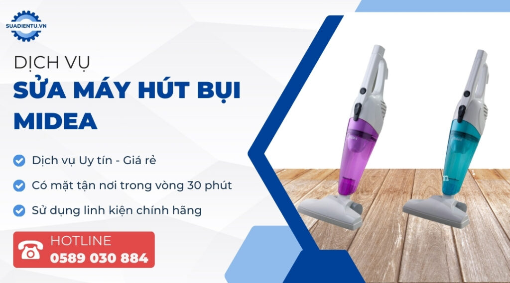 dịch vụ sửa máy hút bụi Midea