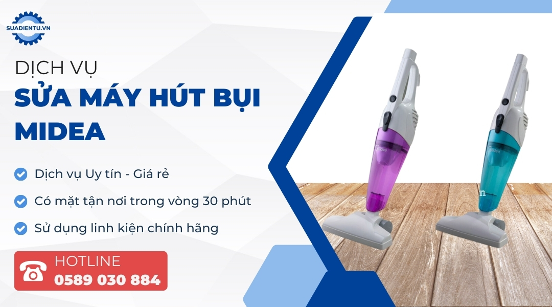 sửa máy hút bụi midea