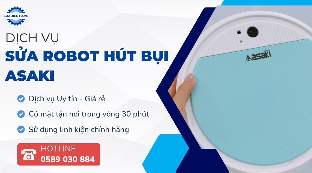 sửa robot hút bụi asaki