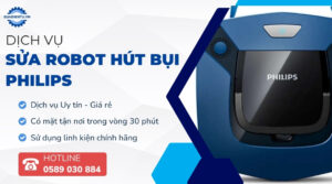 sửa robot hút bụi philips