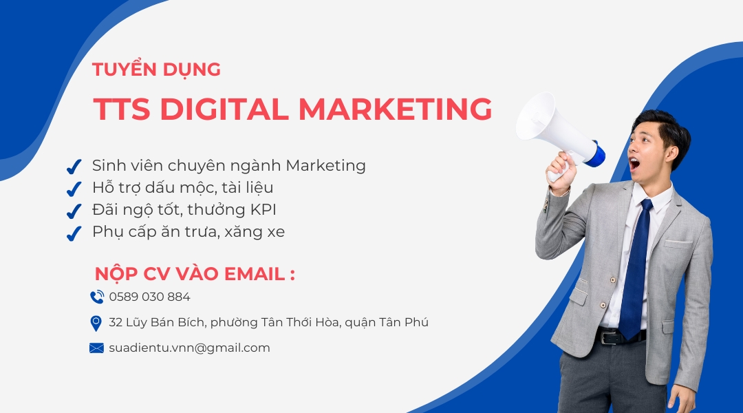 tuyển dụng thực tập sinh digital marketing