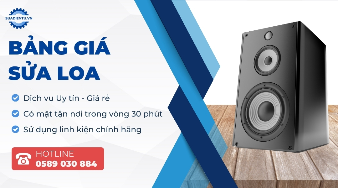 bảng giá sửa loa