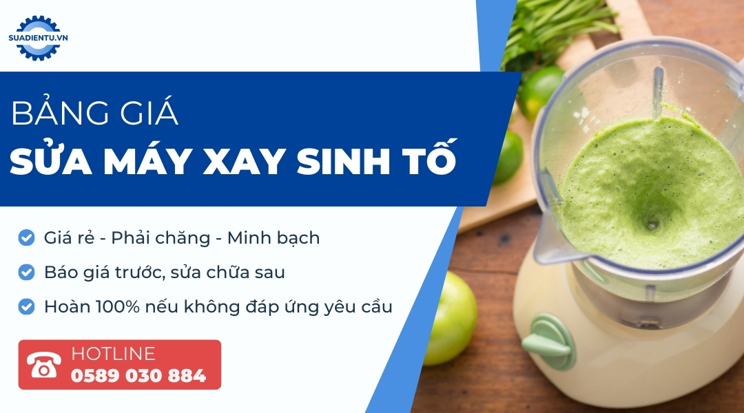 bảng giá sửa máy xay sinh tố