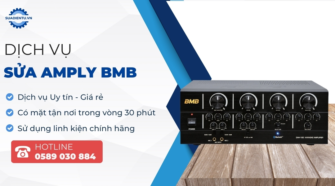 sửa amply bmb