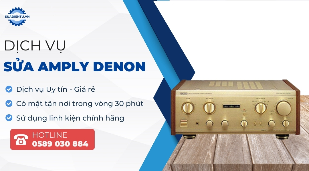 sửa amply denon