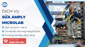 sửa amply microlab