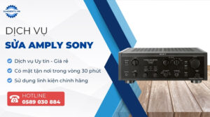 sửa amply sony