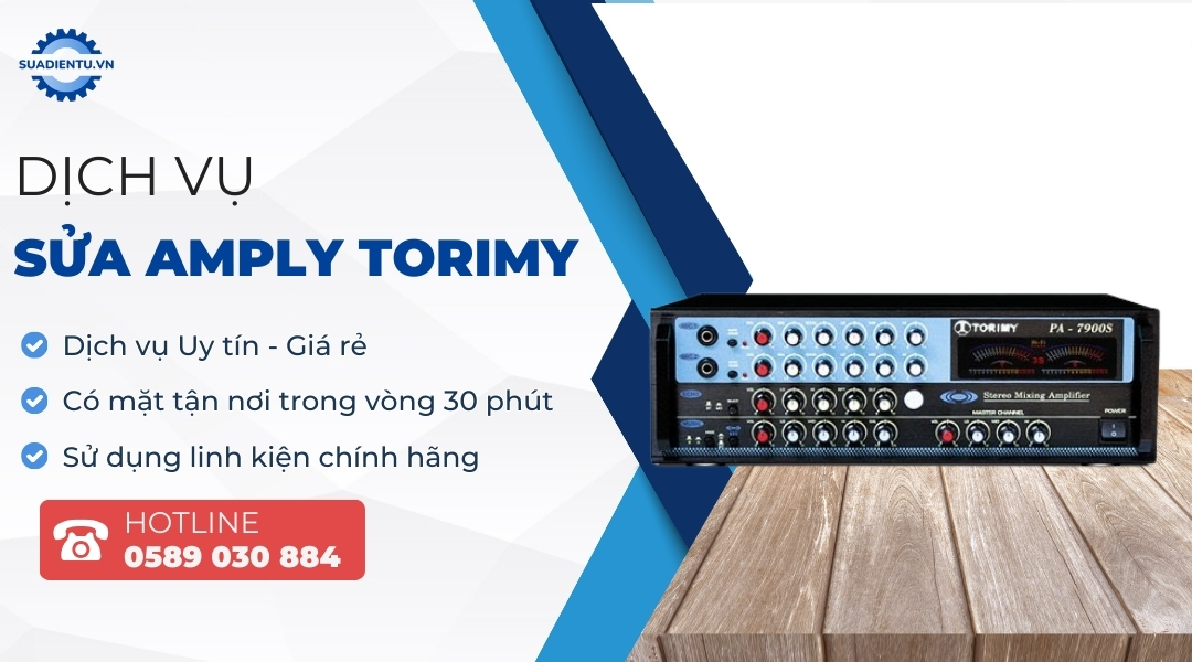 sửa amply Torimy