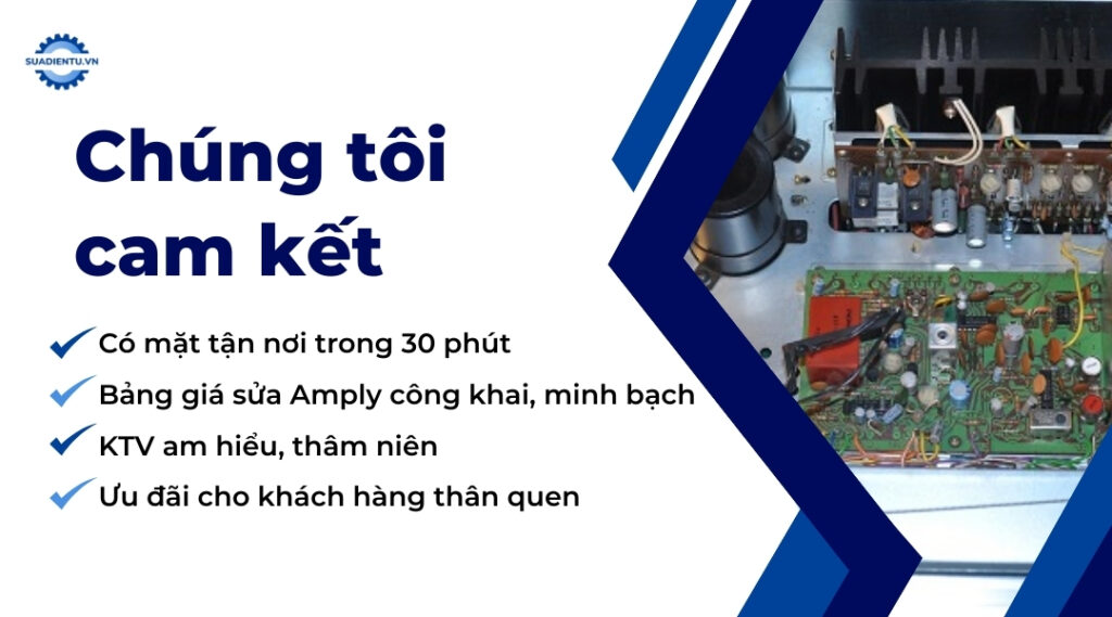 sửa chữa amply tại nhà