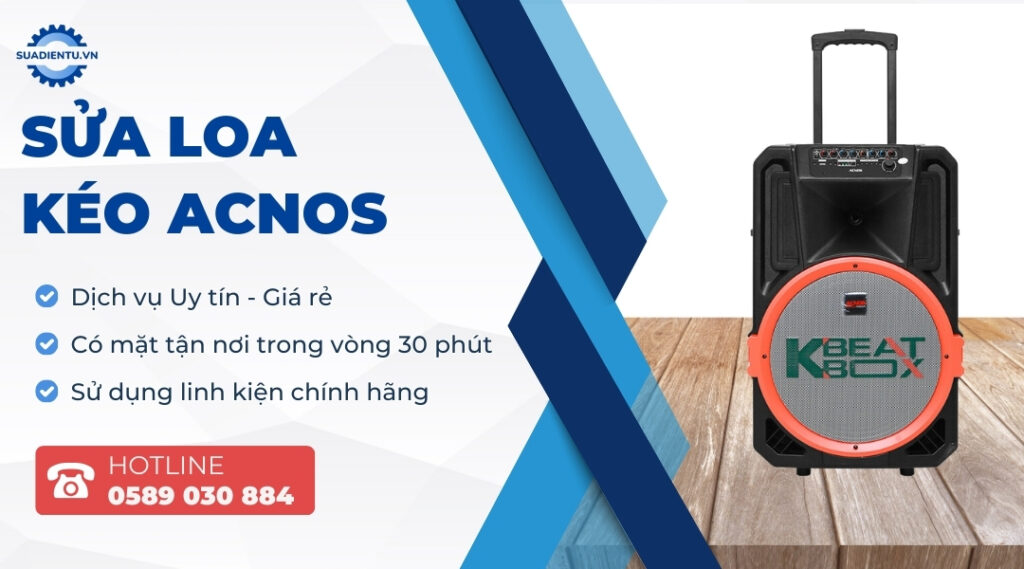 Dịch Vụ Sửa Loa Kéo Acnos Tại TP.HCM Uy Tín, Chuyên Nghiệp