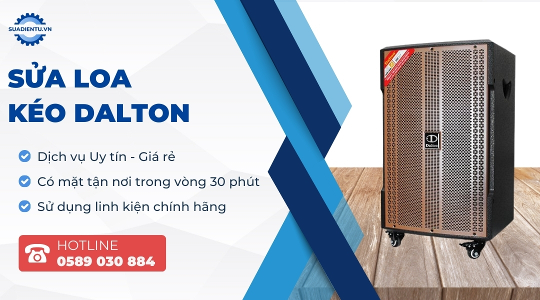 sửa loa kéo dalton