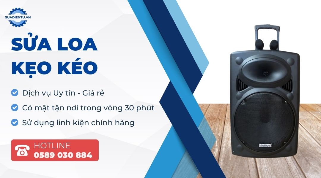 sửa loa kẹo kéo