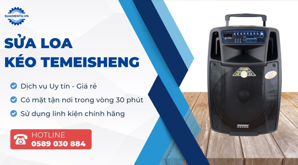 Dịch Vụ Sửa Loa Kéo Temeisheng Tận Nơi Giá Rẻ, Uy Tín 24/7