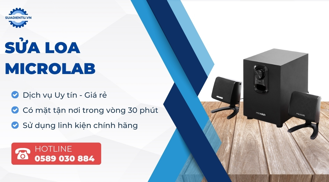 sửa loa microlab