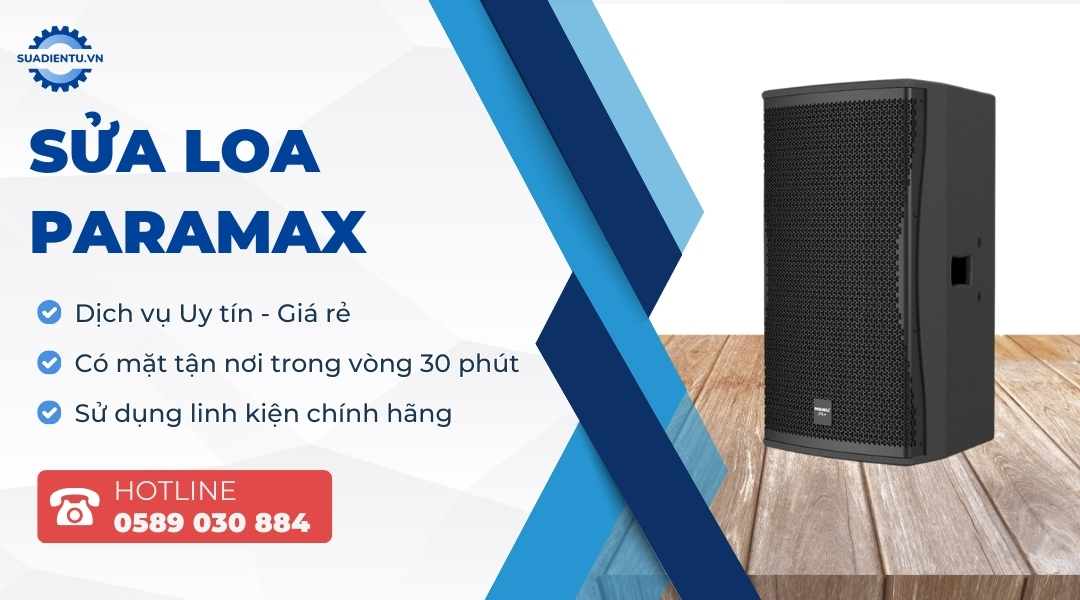 sửa loa Paramax