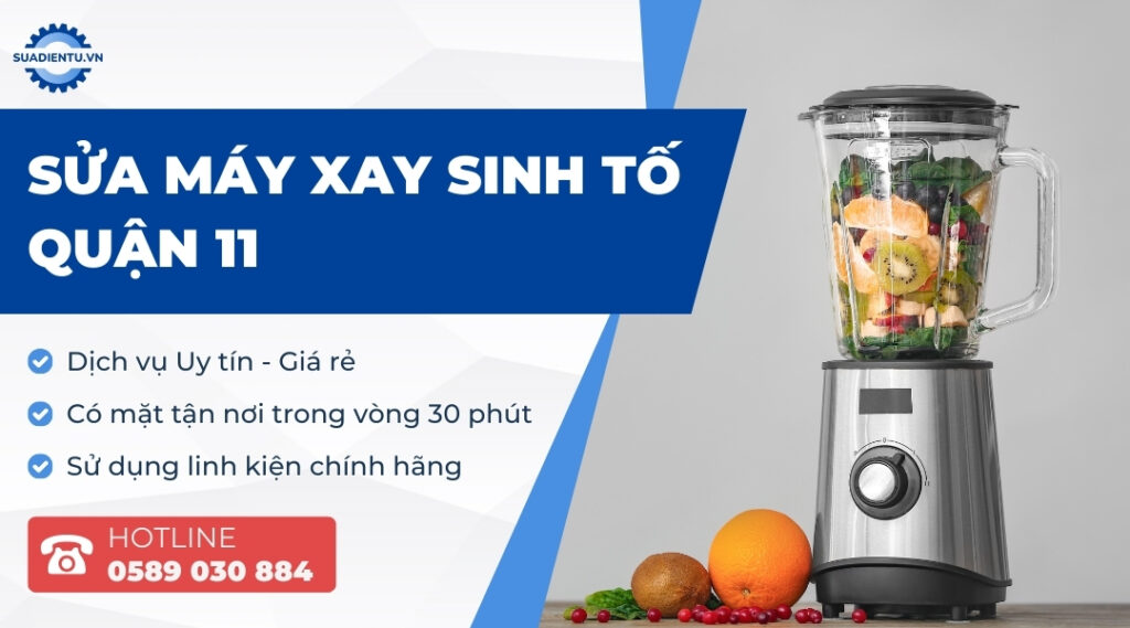 Dịch Vụ Sửa Máy Xay Sinh Tố Quận 11 Uy Tín, Hỗ Trợ 24/7