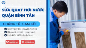 sửa quạt hơi nước quận bình tân