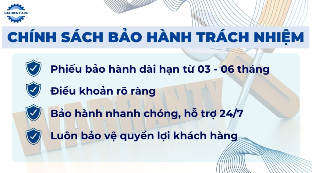 Chính sách bảo hành trách nhiệm