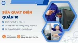 sửa quạt điện quận 10