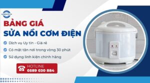 Bảng Giá Sửa Nồi Cơm Điện