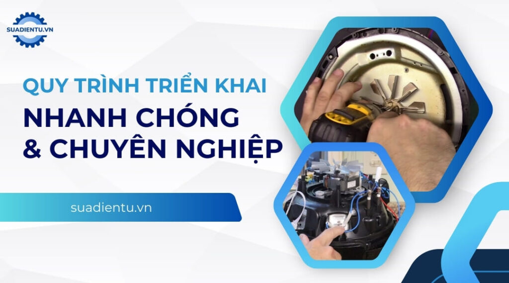 Quy trình sửa nồi chiên không dầu chuyên nghiệp