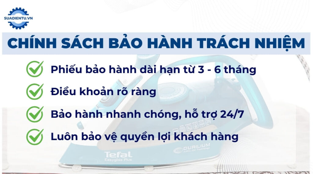 Sửa bàn ủi hơi nước giá rẻ