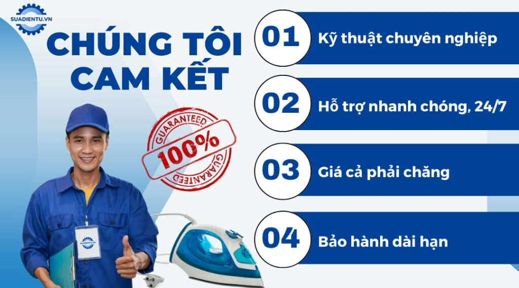 Sửa chữa bàn ủi hơi nước tại nhà