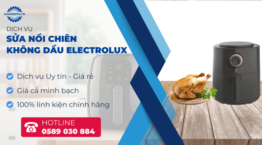 sửa nồi chiên không dầu electrolux