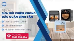 sửa nồi chiên không dầu quận bình tân