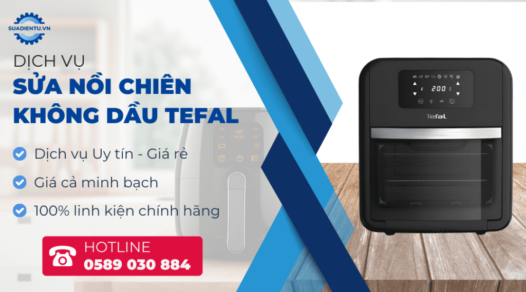 sửa nồi chiên không dầu tefal