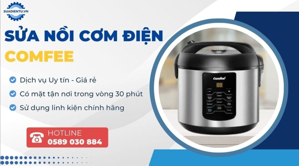 sửa nồi cơm điện comfee