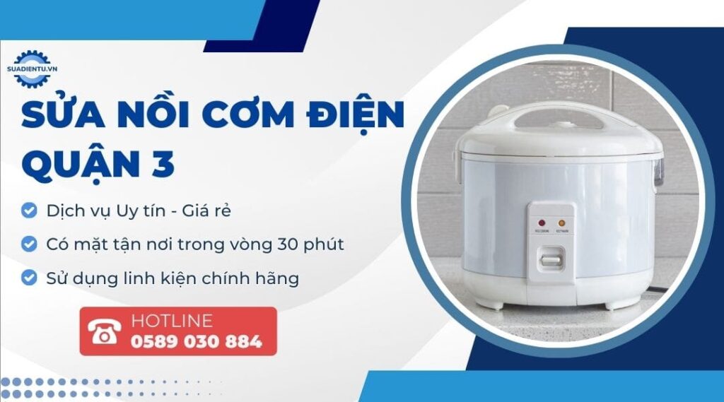 Sửa nồi cơm điện quận 3