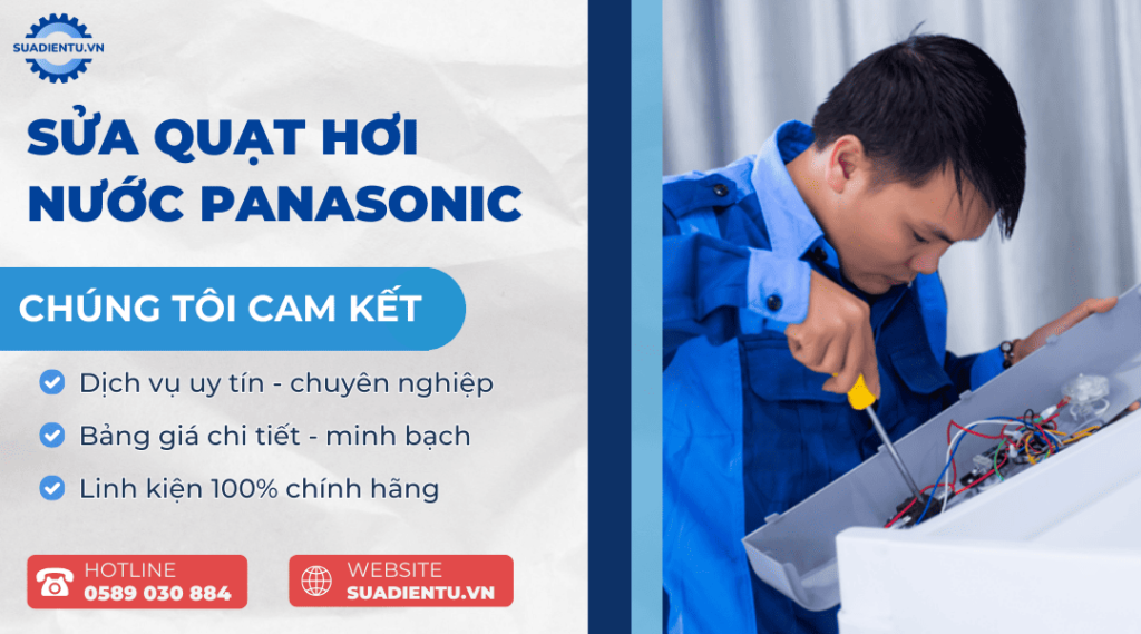 sửa quạt hơi nước Panasonic