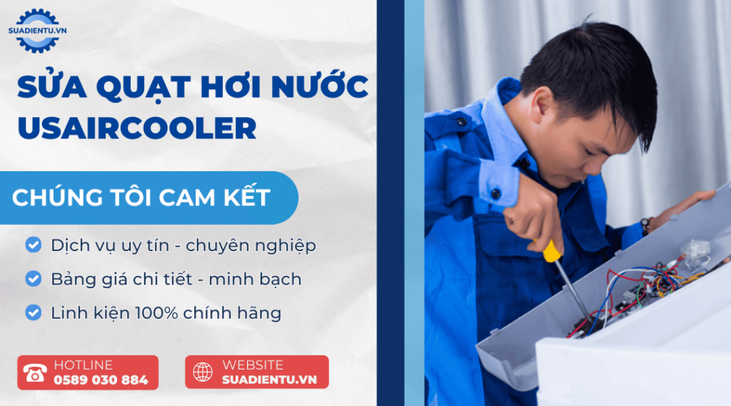 sửa quạt hơi nước Usaircooler