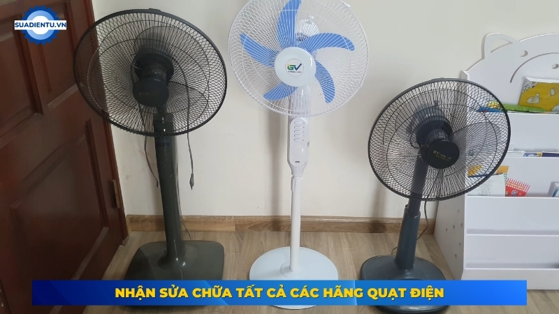 Các loại quạt điện chúng tôi nhận sửa chữa tại Quận 1