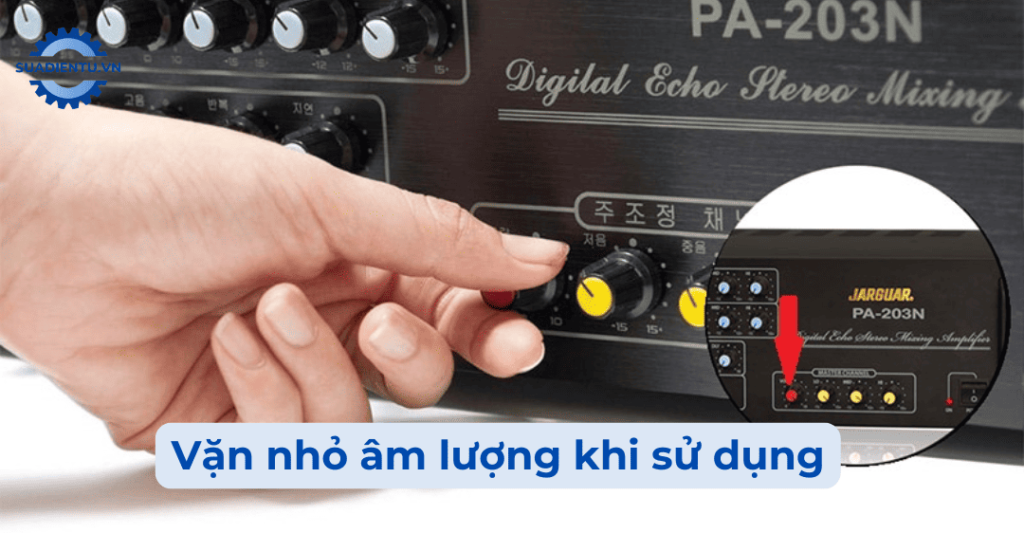 lý do amply bị hỏng chiết áp