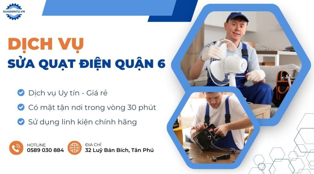 Sửa quạt điện quận 6