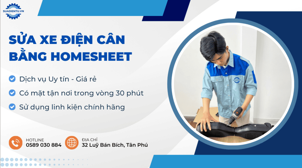 sửa xe điện cân bằng Homesheet