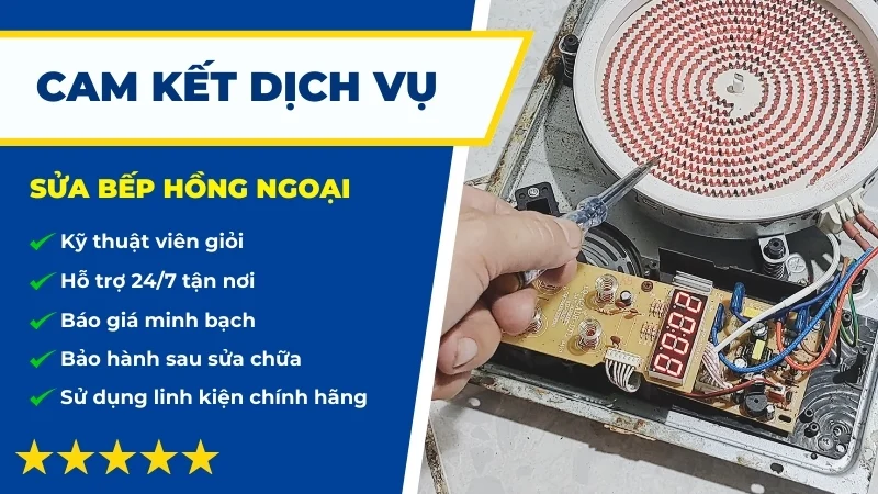 Lý do nên chọn Sửa Điện Tử khi cần sửa bếp hồng ngoại tại Thủ Đức