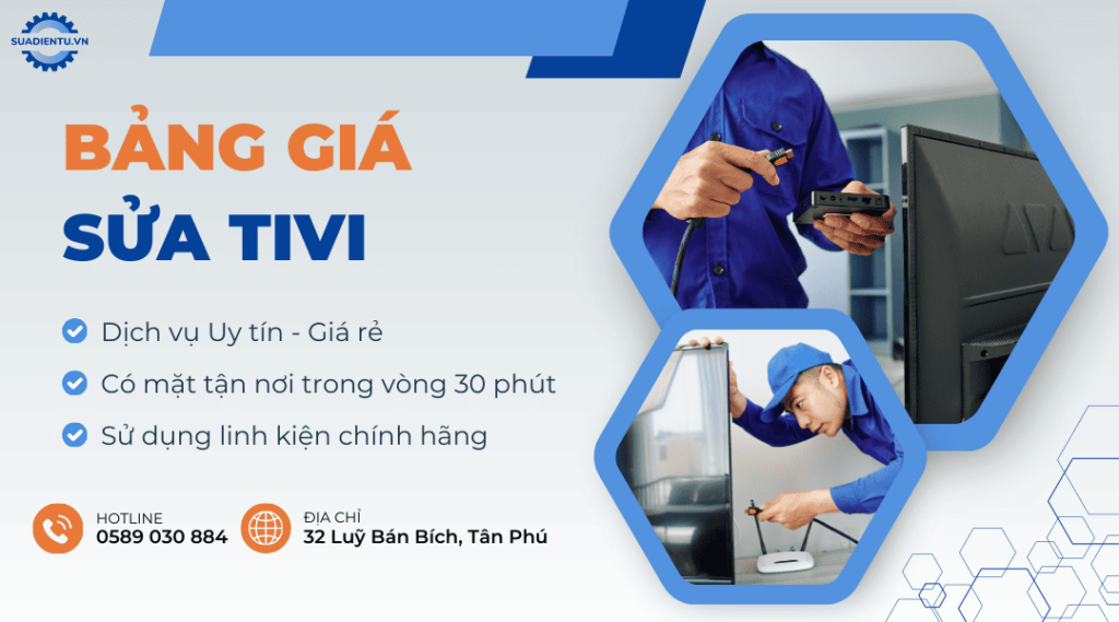 bảng giá sửa tivi Suadientu.vn