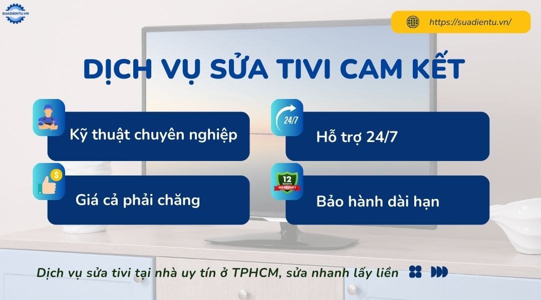 Ưu điểm của dịch vụ sửa tivi Phường An Đồng tại Suadientu.vn