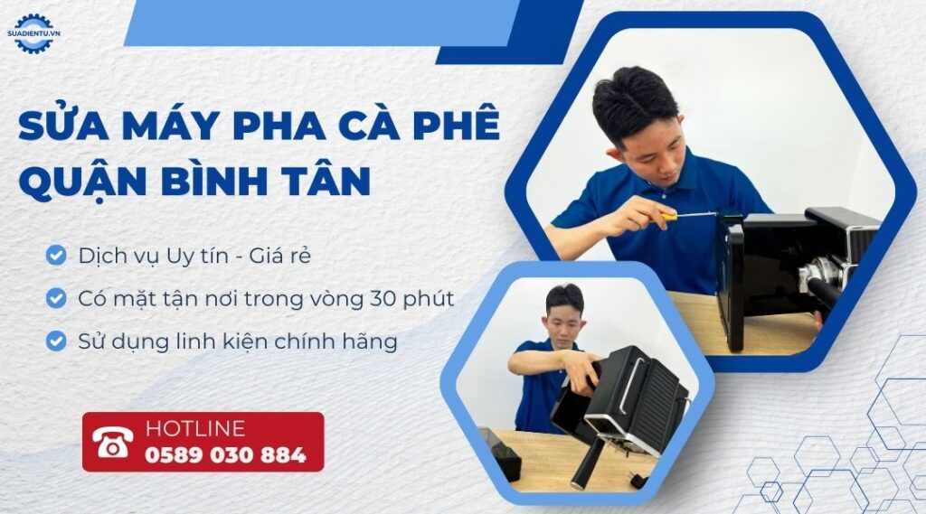 sửa máy pha cà phê quận Bình Tân