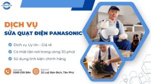 Dịch vụ sửa quạt điện Panasonic
