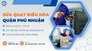 sửa quạt điều hòa quận Phú Nhuận