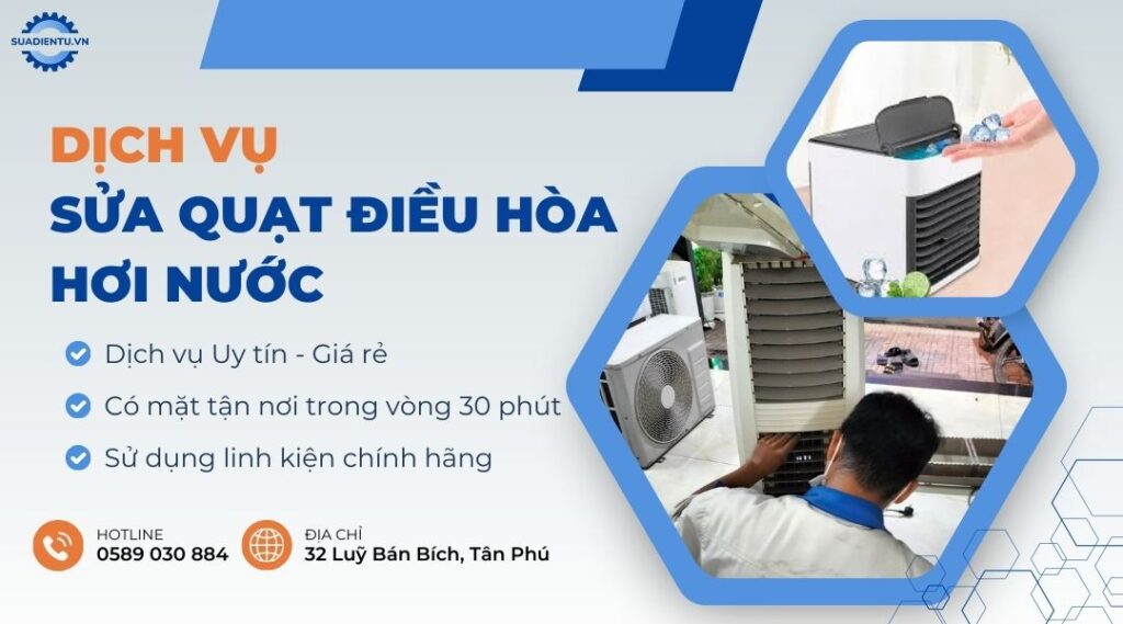sửa quạt điều hòa hơi nước