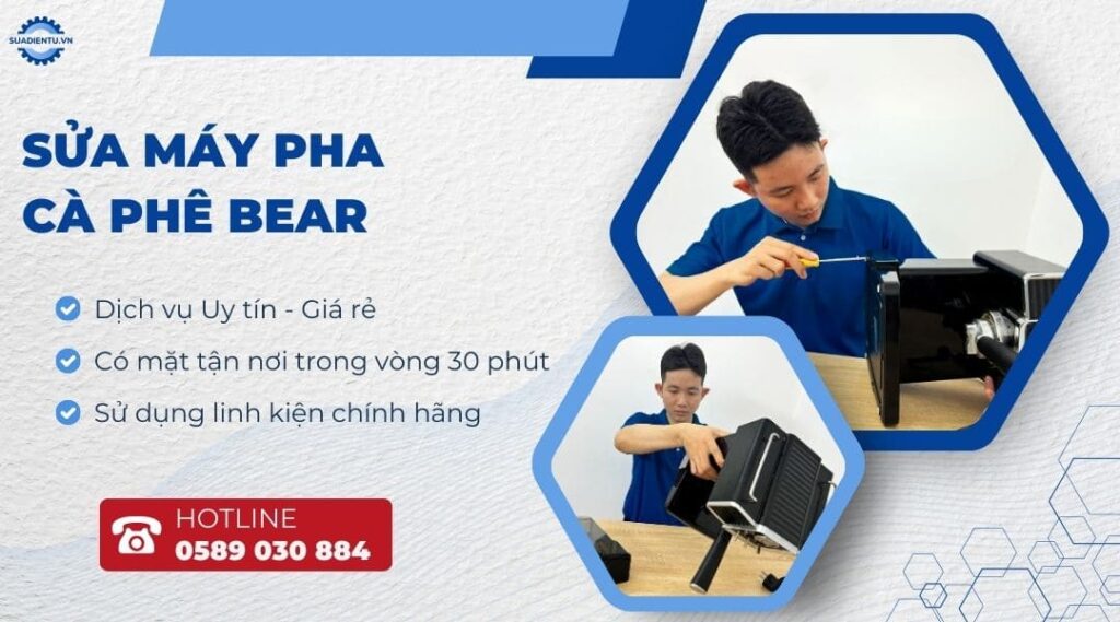 sửa máy pha cà phê Bear