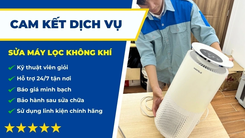 Lý do nên chọn dịch vụ sửa máy lọc không khí Panasonic tại Sửa Điện Tử