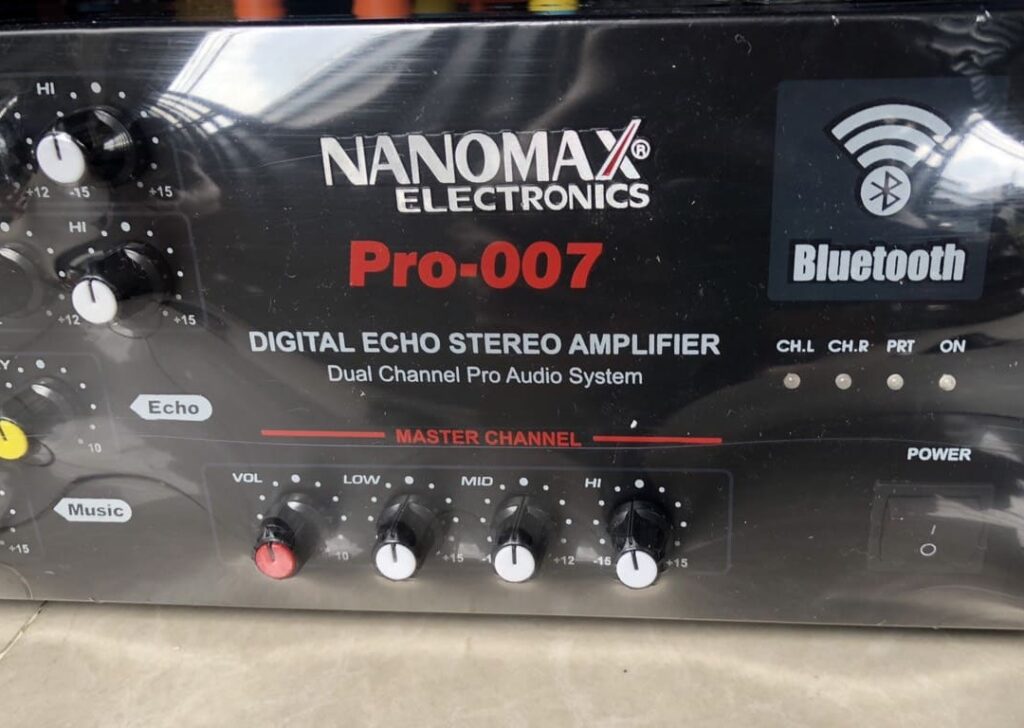 Cách chỉnh amply Nanomax PA 2000X tiêu chuẩn